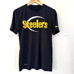 Nike‎ NFL Pittsburg Steelers Short Sleeve Shirt Black Women's Size Small